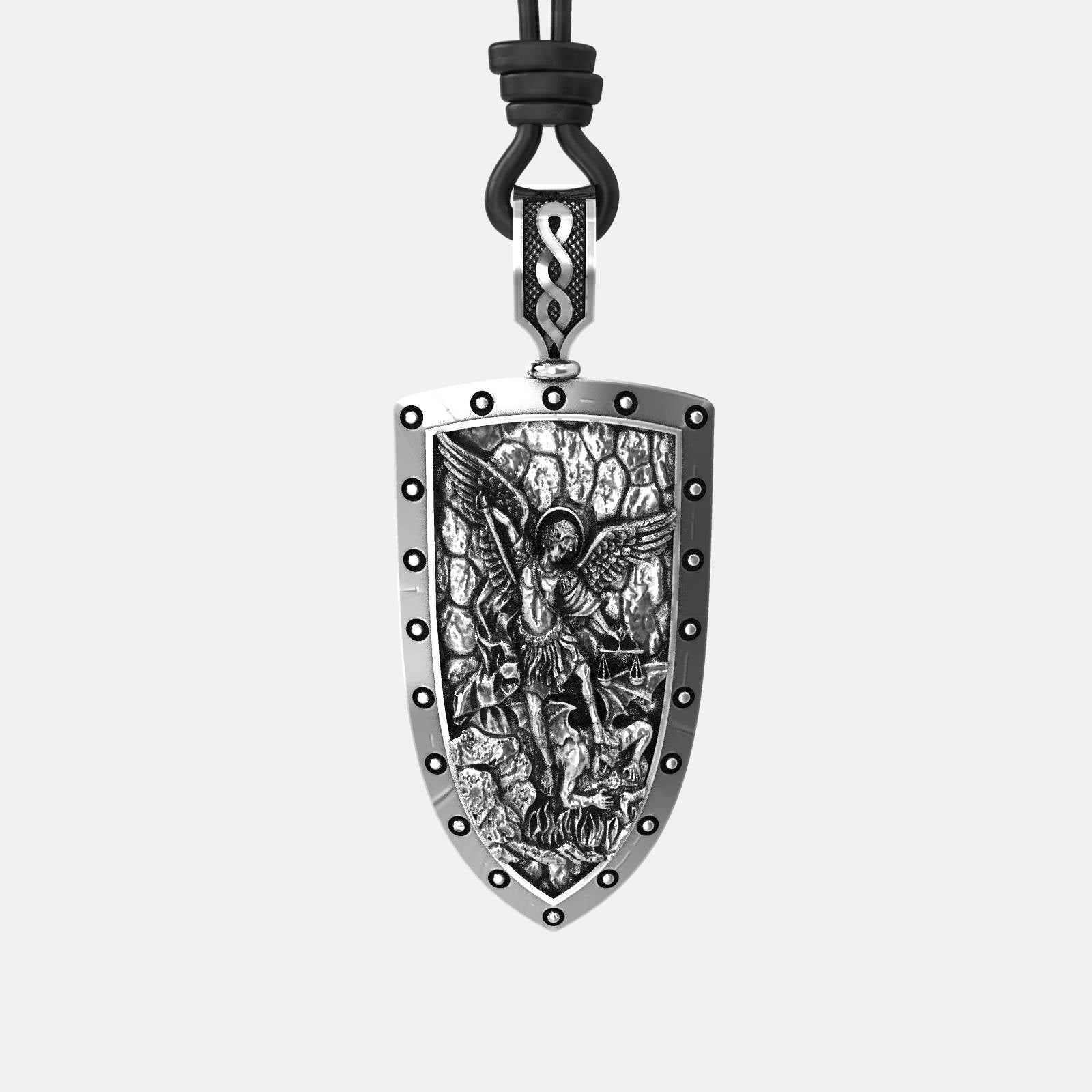 Catholic Archangel Michael Pendant Necklace