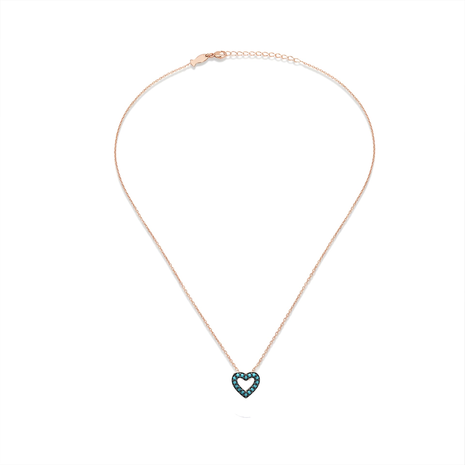 Valentine Gift Minimal Heart Pendant Necklace