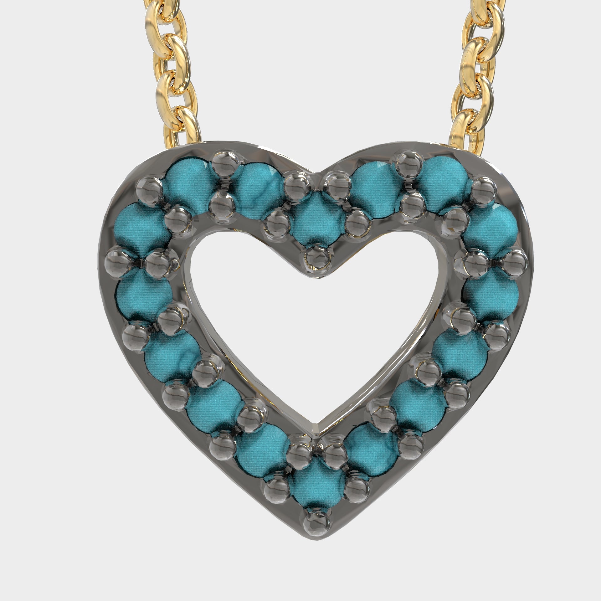 Valentine Gift Minimal Heart Pendant Necklace