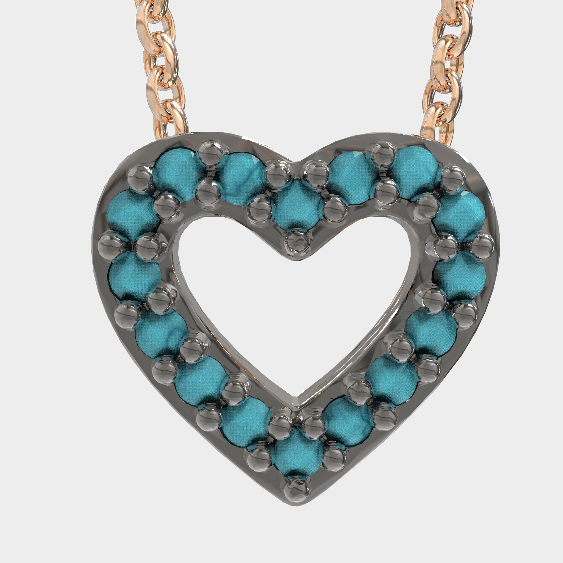 Valentine Gift Minimal Heart Pendant Necklace