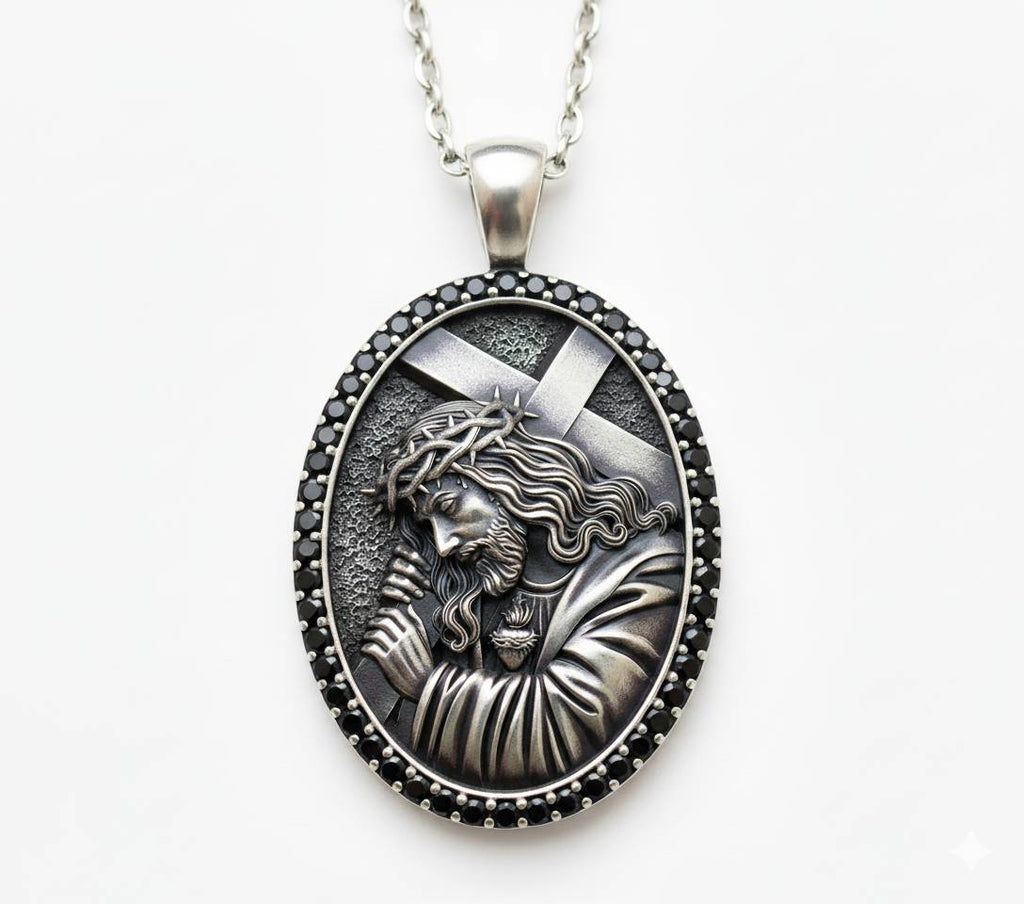 Christian Silver 925 Jesus Cross Pendant