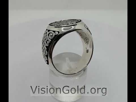 Religious Archange St Michael Signet Ring