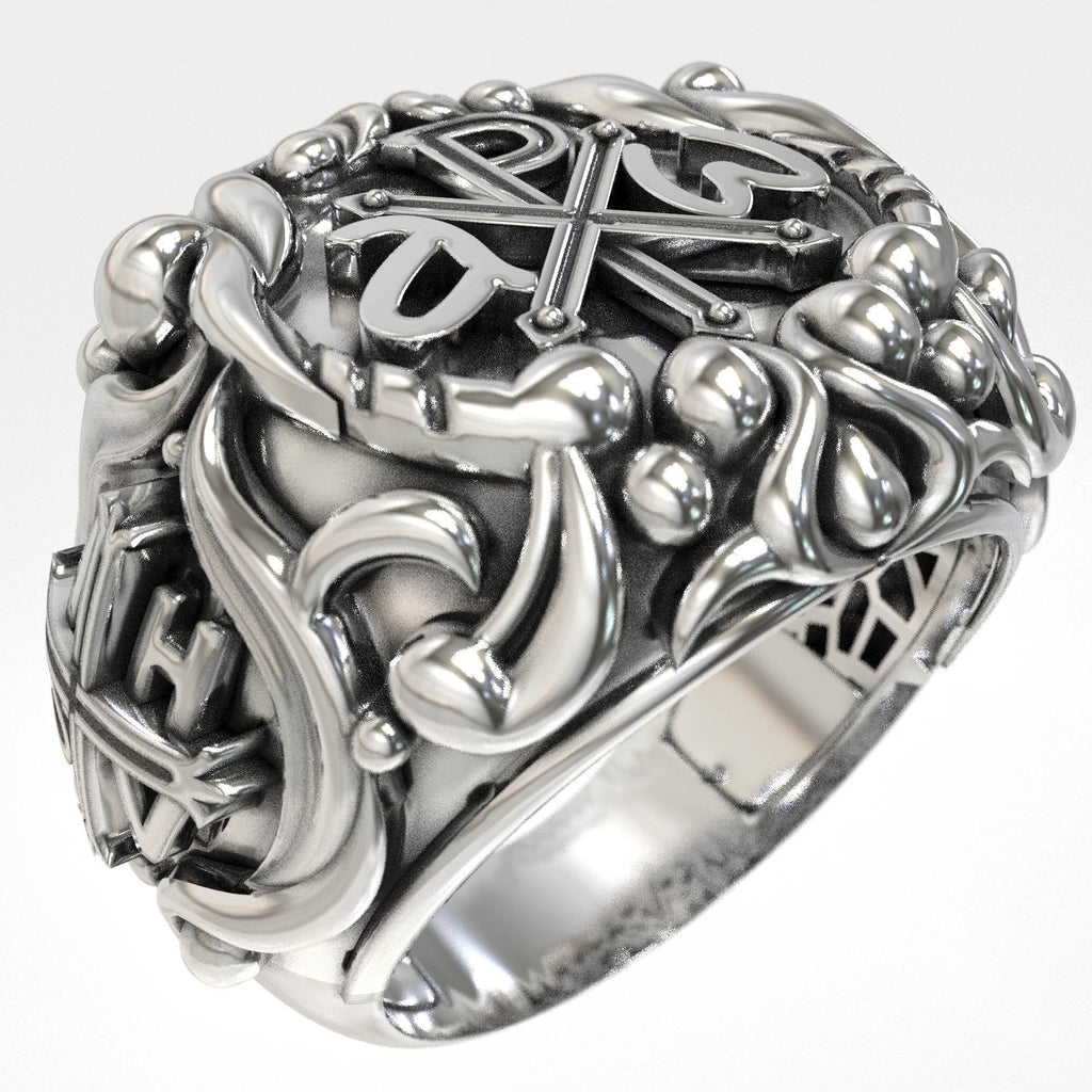 Delicate Knights Templar Signet Ring