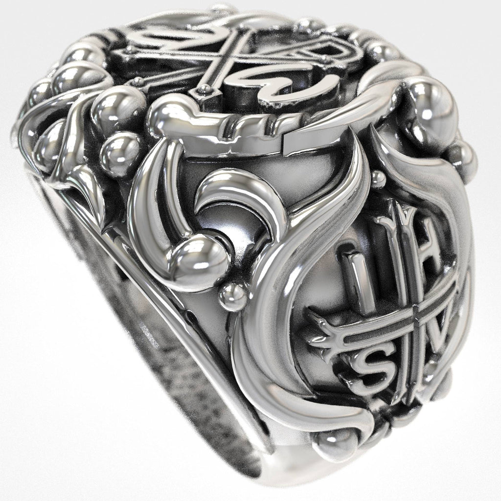 Delicate Knights Templar Signet Ring