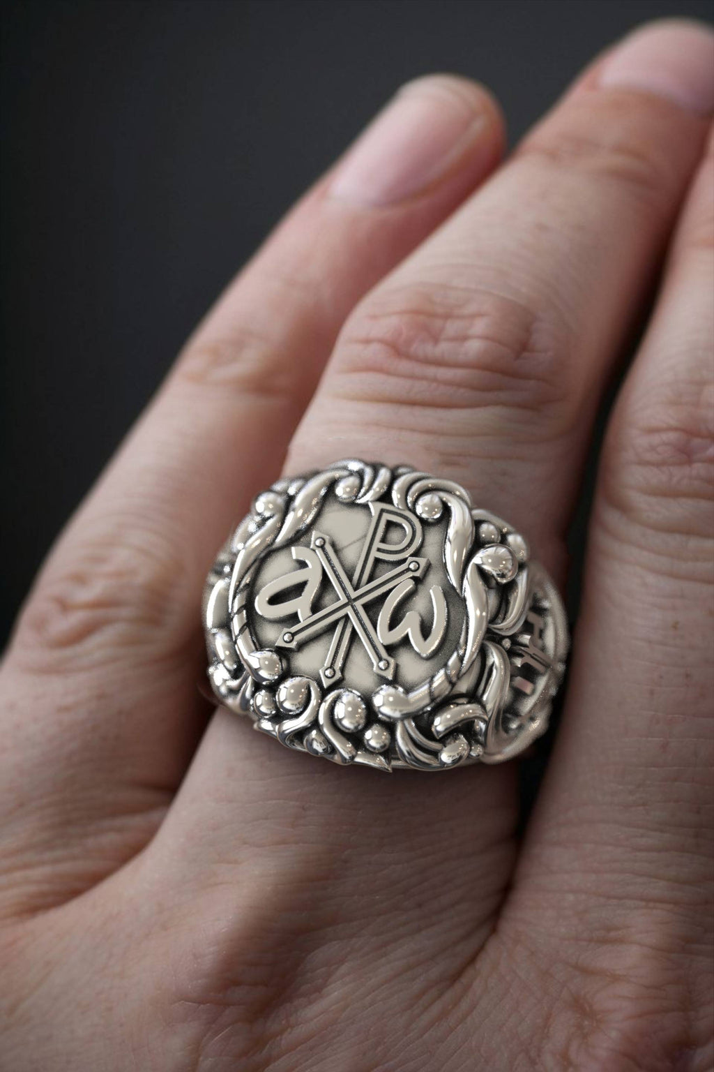 Delicate Knights Templar Signet Ring