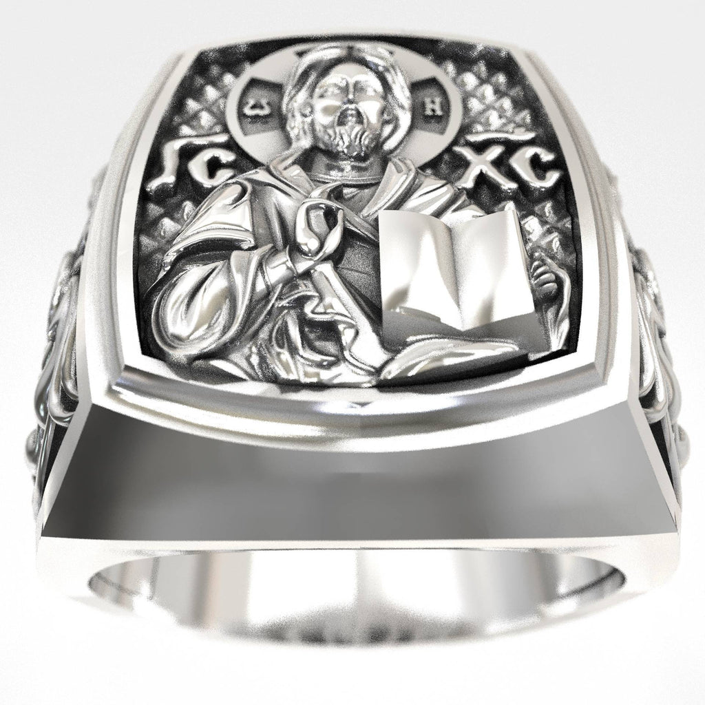 Religious Signet Ring Jesus Christ