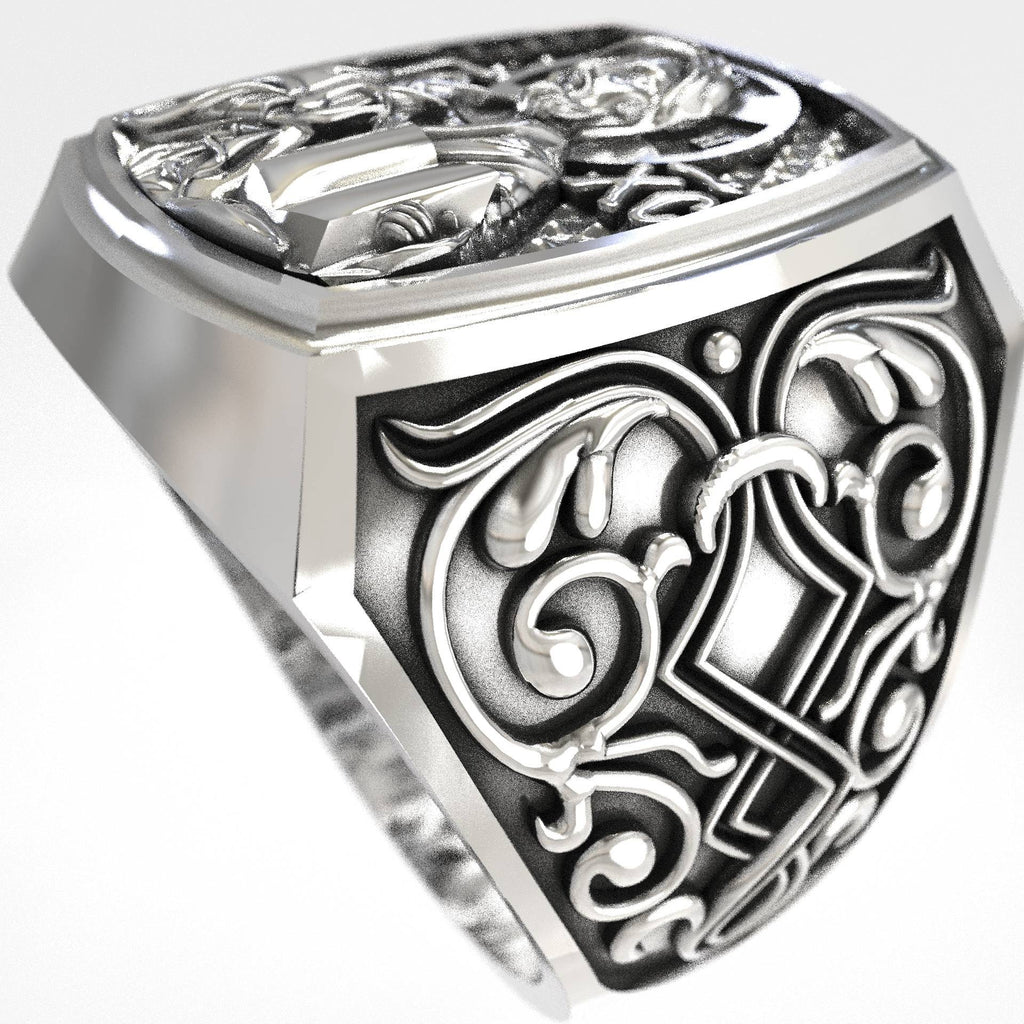 Religious Signet Ring Jesus Christ