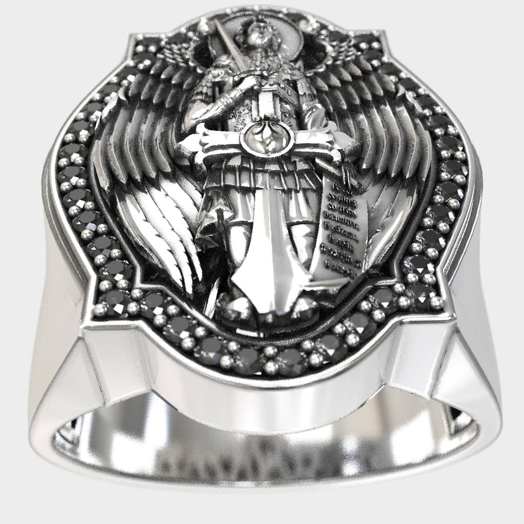 Guardian of Light: Archangel Michael Silver Ring