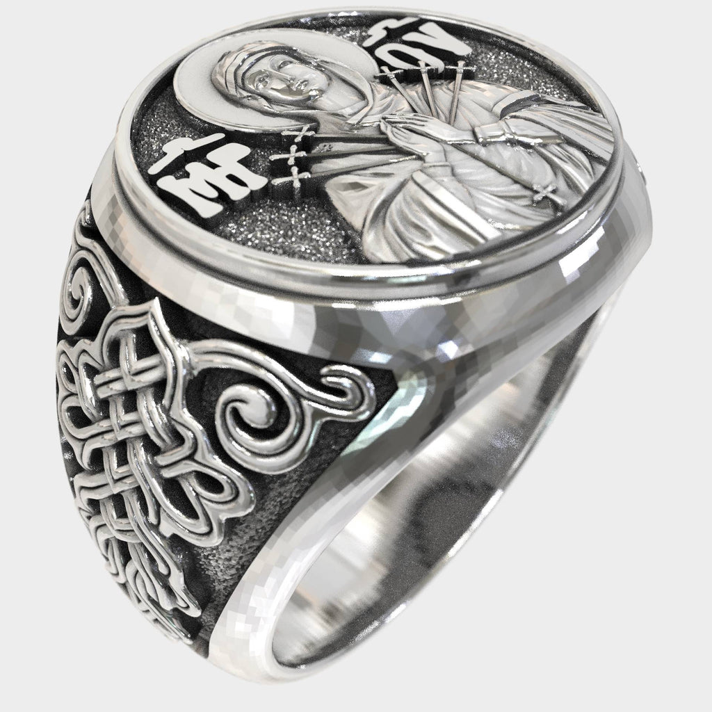 Christian Signet Ring Our Lady of Grace