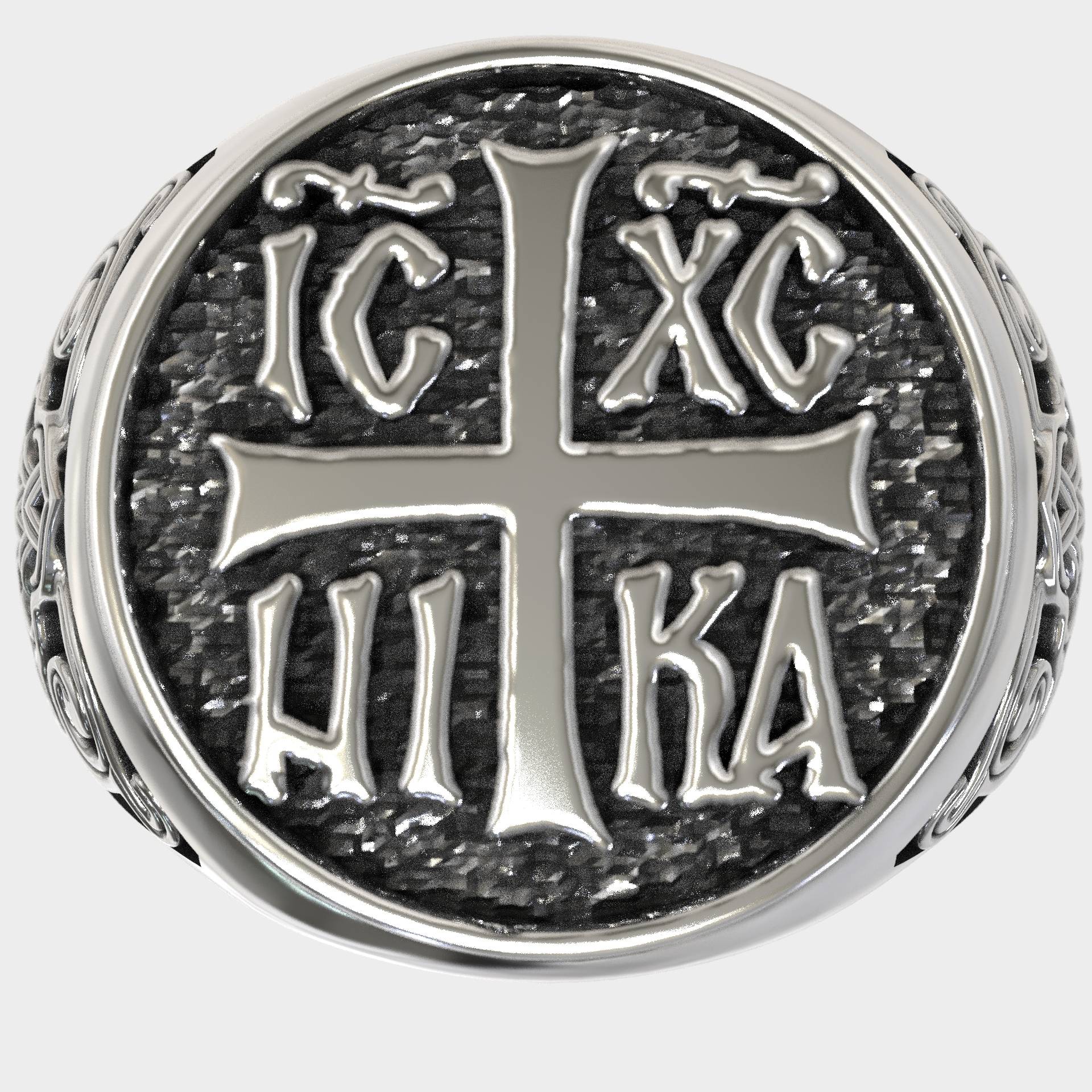 Christian Gift ICXC NIKA Signet Ring