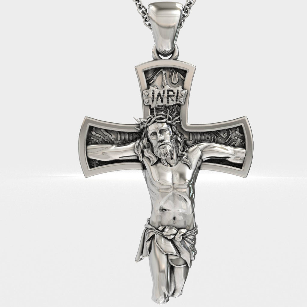 Men's Religious Jesus Christ Jewelry Cross