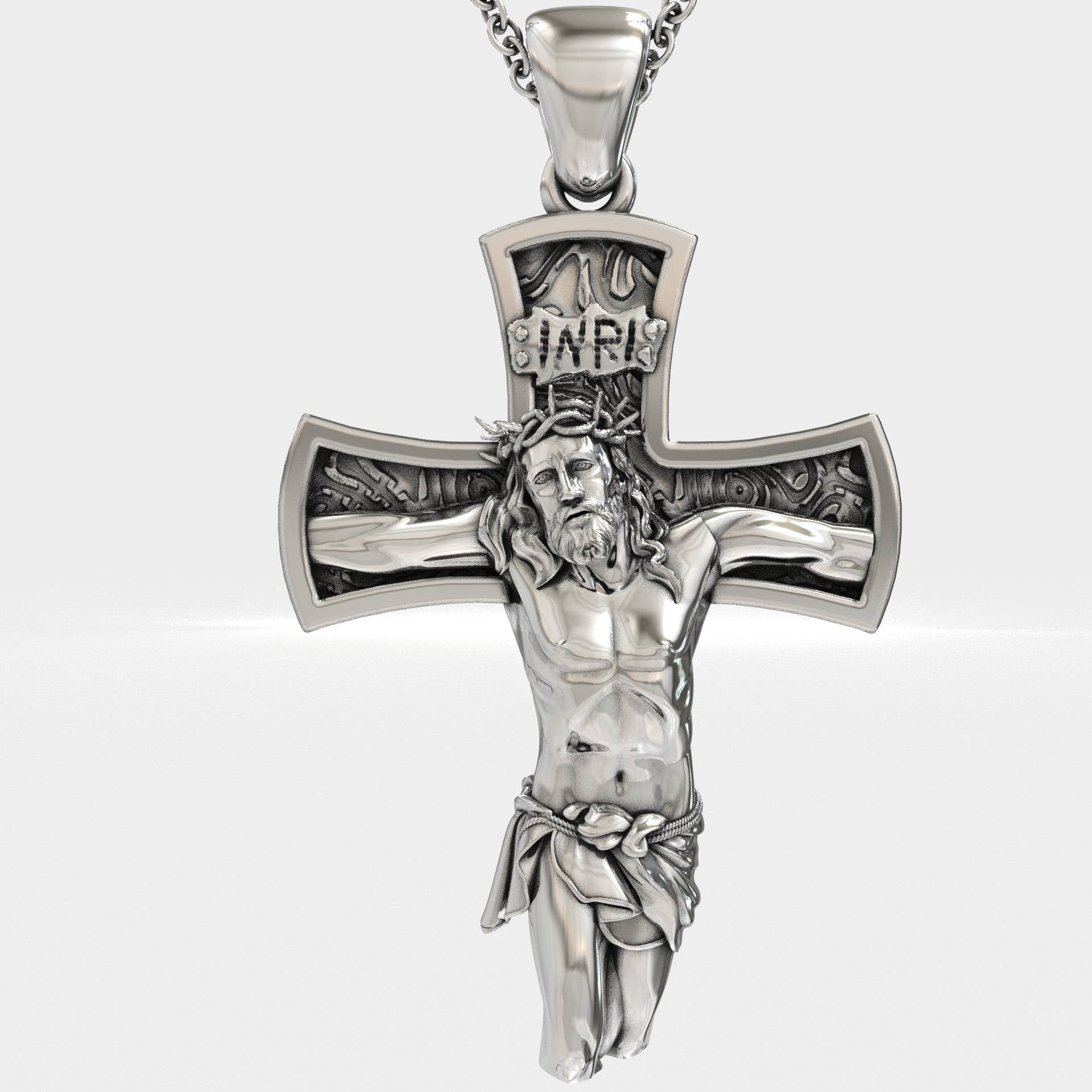 Men's Religious Jesus Christ Jewelry Cross