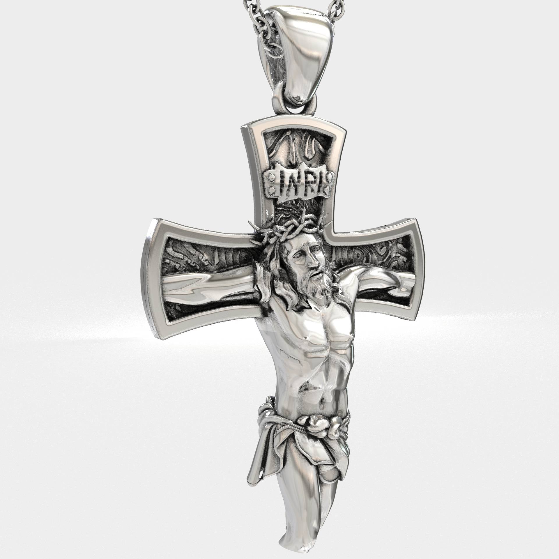 Men's Religious Jesus Christ Jewelry Cross