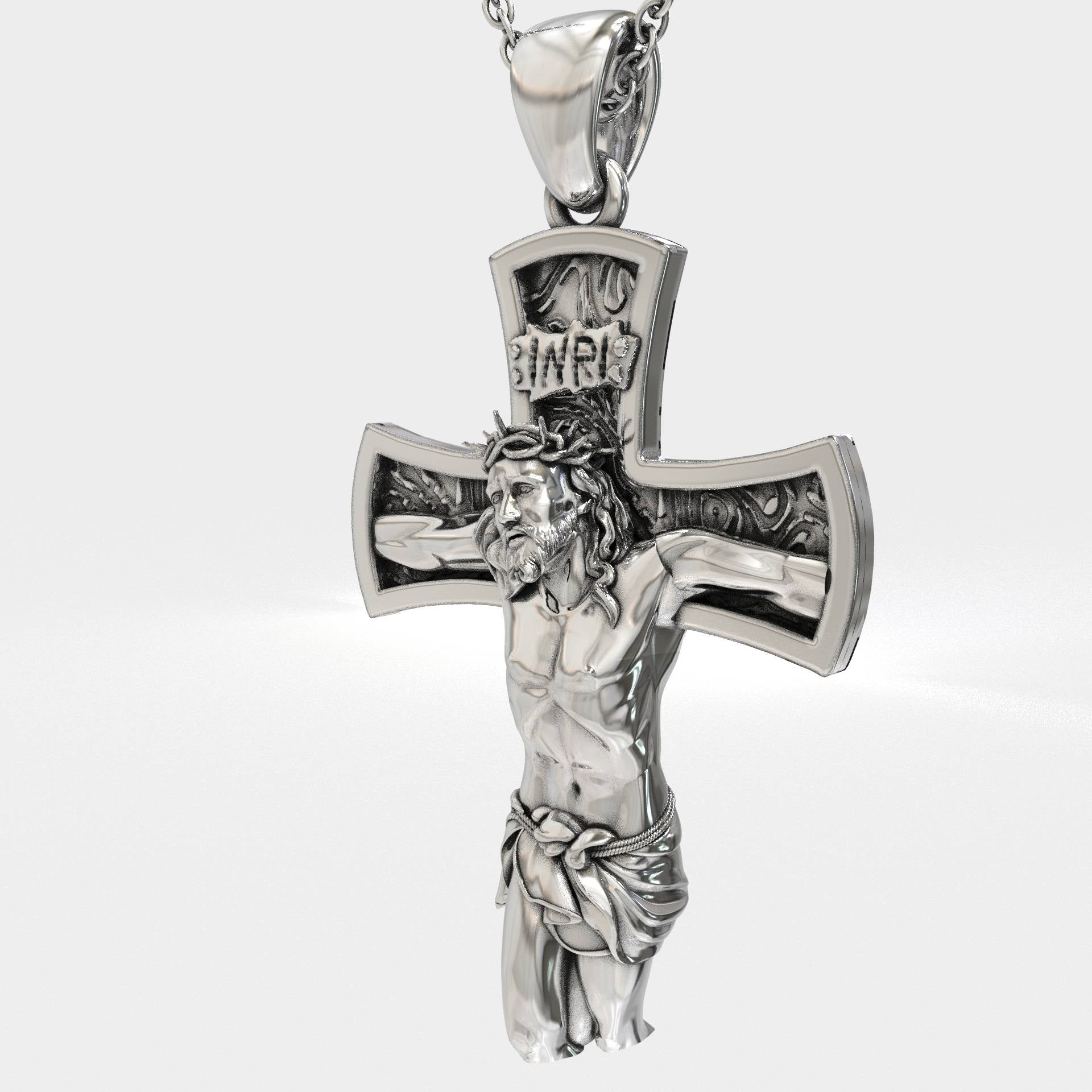 Men's Religious Jesus Christ Jewelry Cross