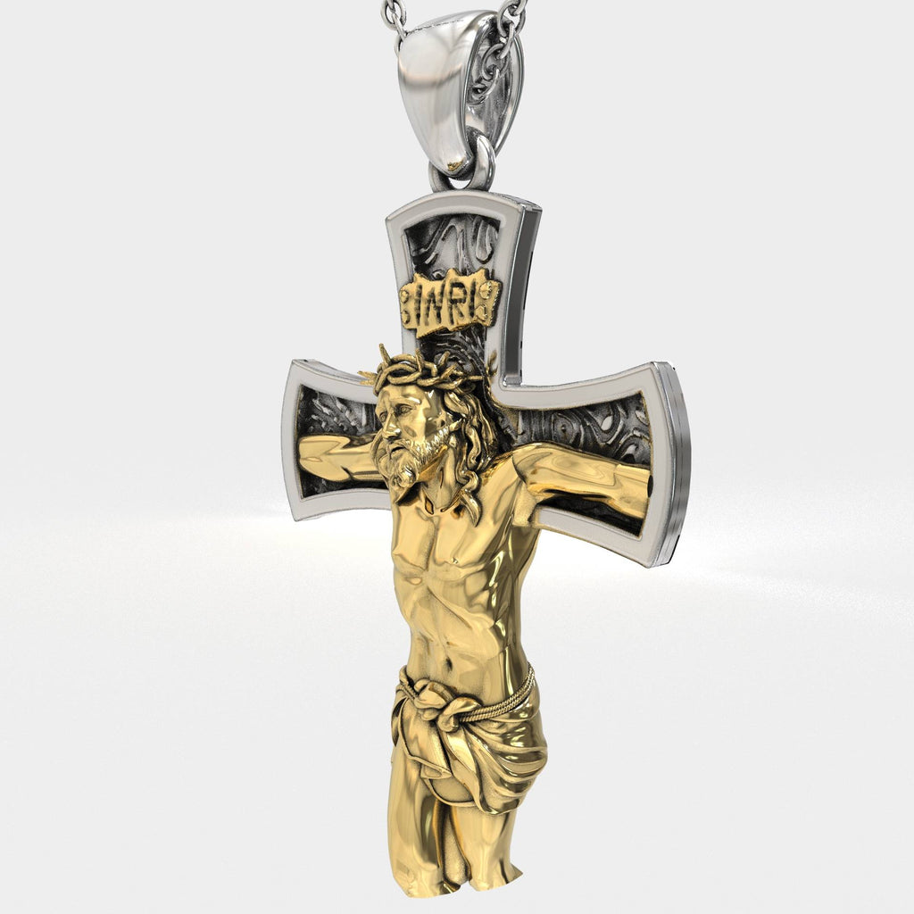 Men's Religious Jesus Christ Jewelry Cross