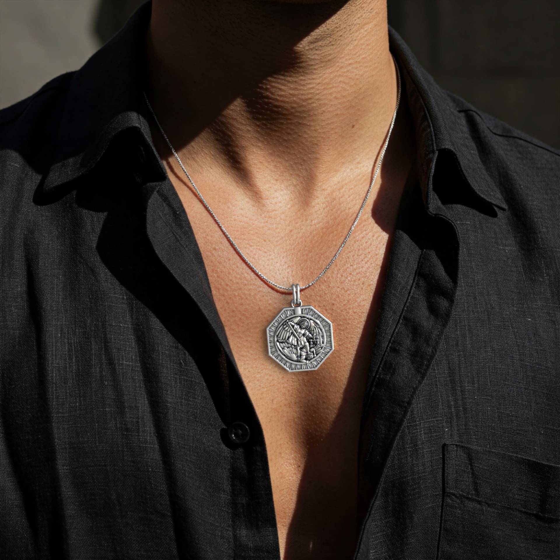 Christian Catholic Saint Michael The Archangel Pendant