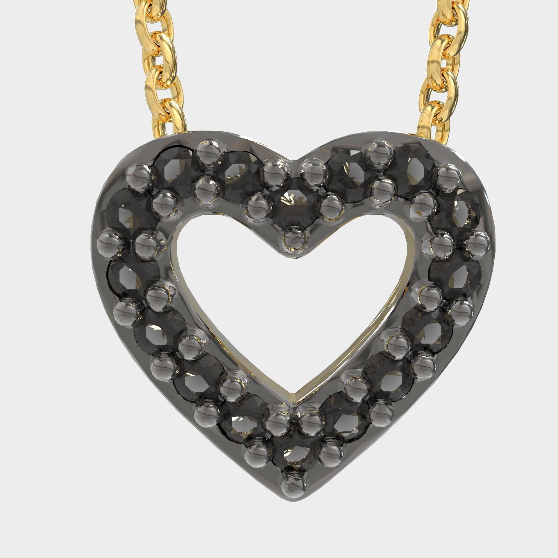 Valentine Gift Minimal Heart Pendant Necklace