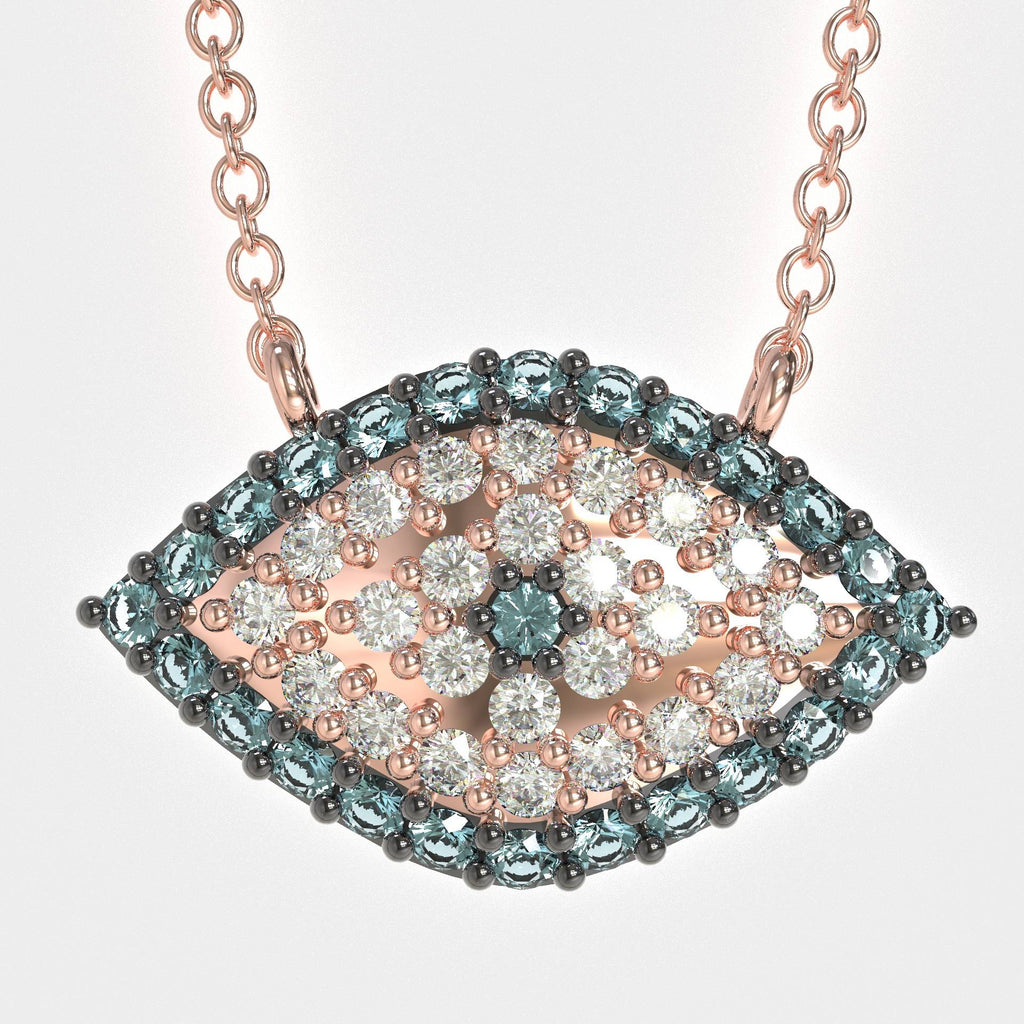 Luxurious Enchanting Evil Eye Pendant