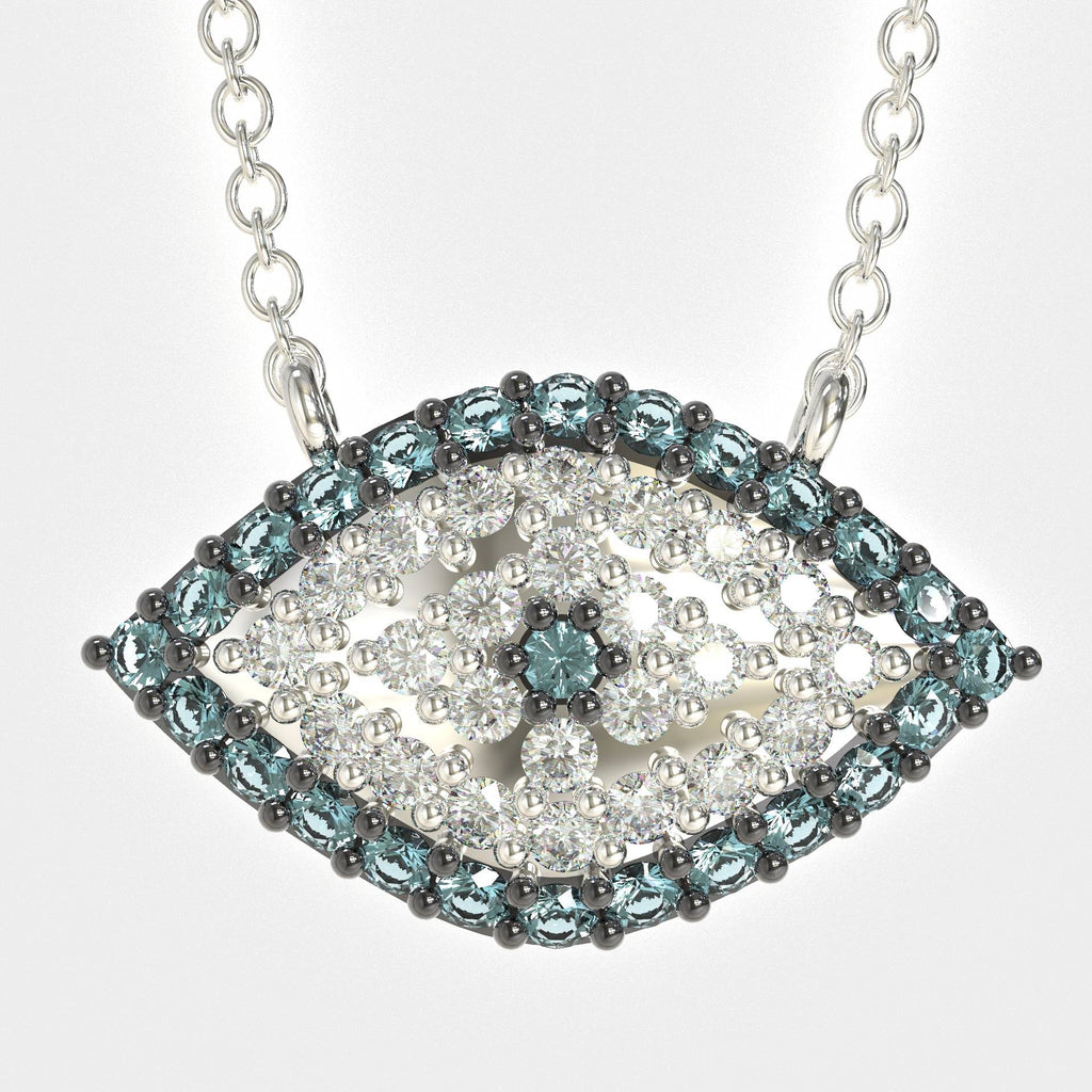 Luxurious Enchanting Evil Eye Pendant