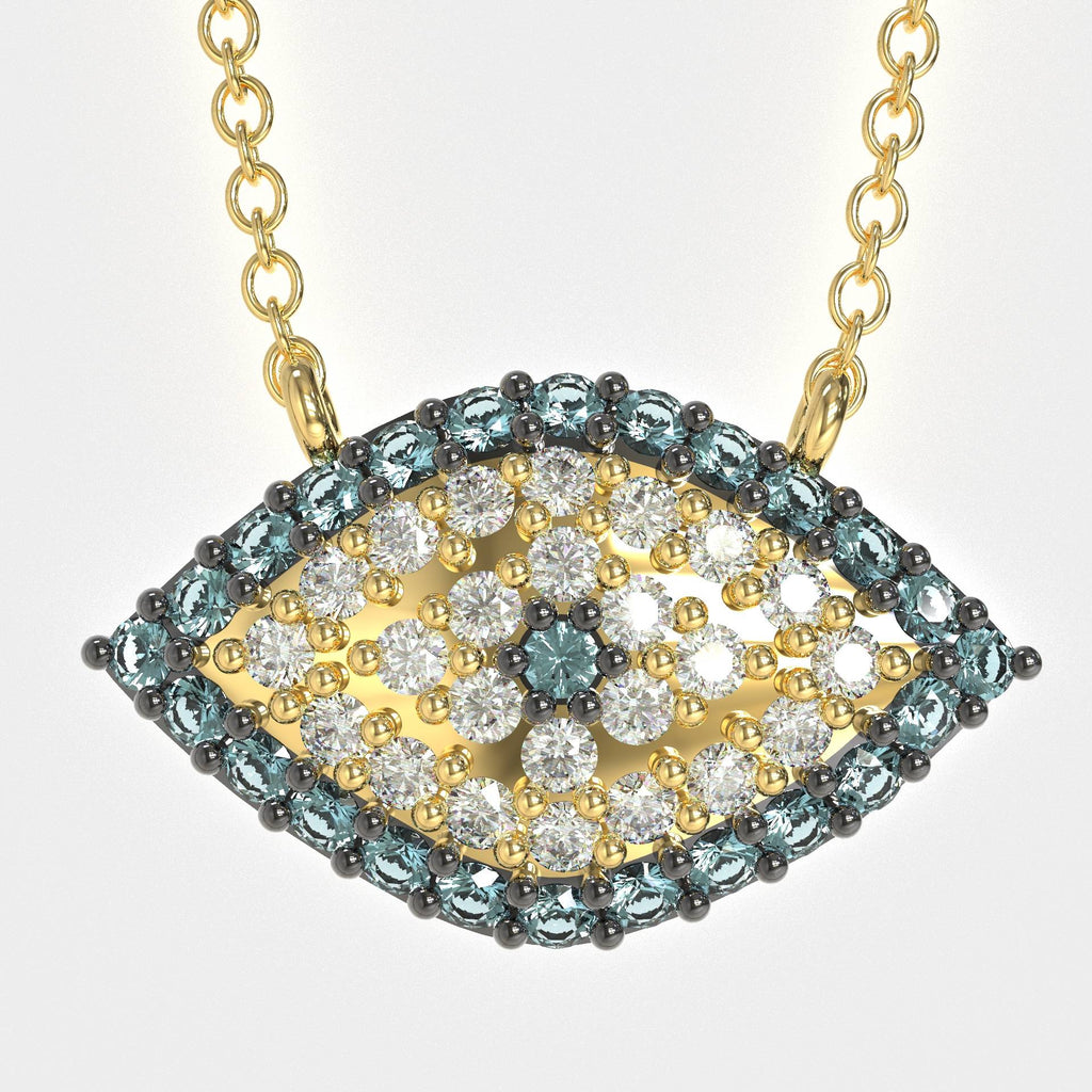 Luxurious Enchanting Evil Eye Pendant