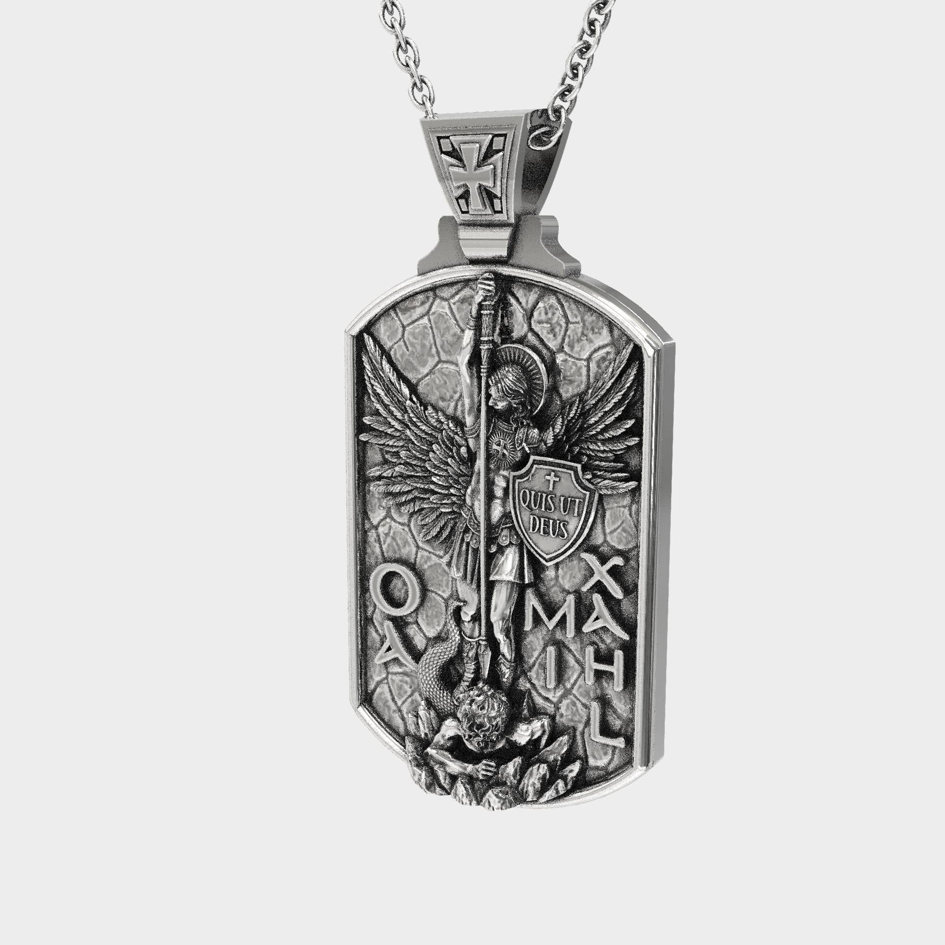 Christian Archangel Michael Pendant Necklace