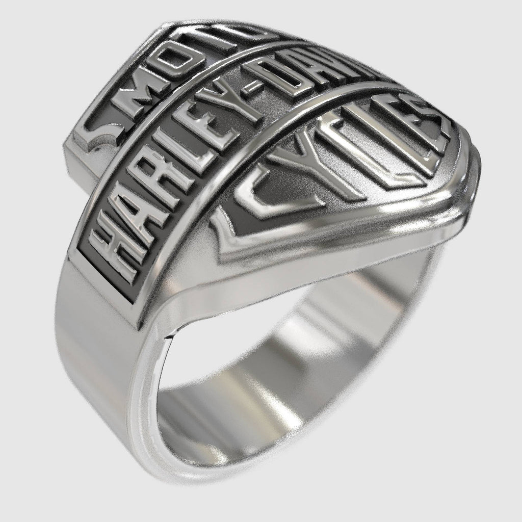 Legendary Biker Sterling Silver Ring