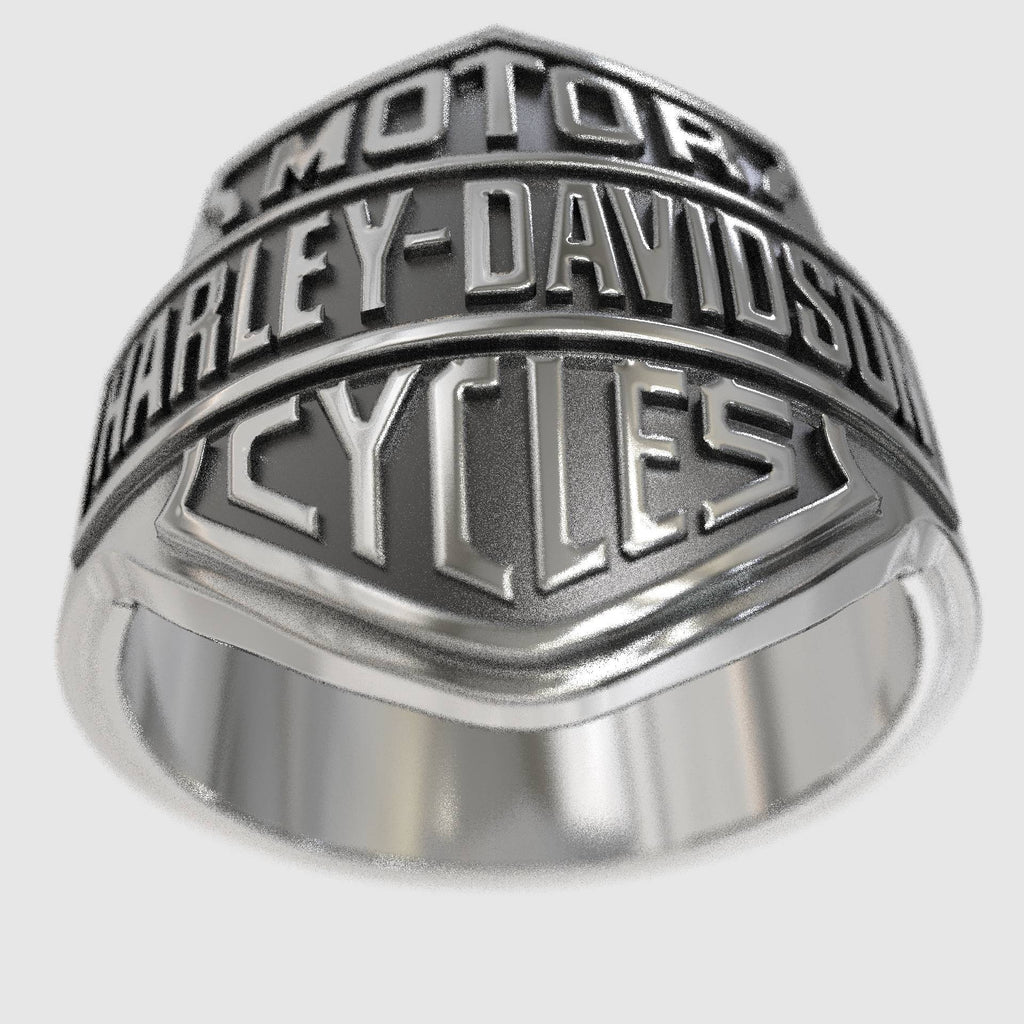 Legendary Biker Sterling Silver Ring