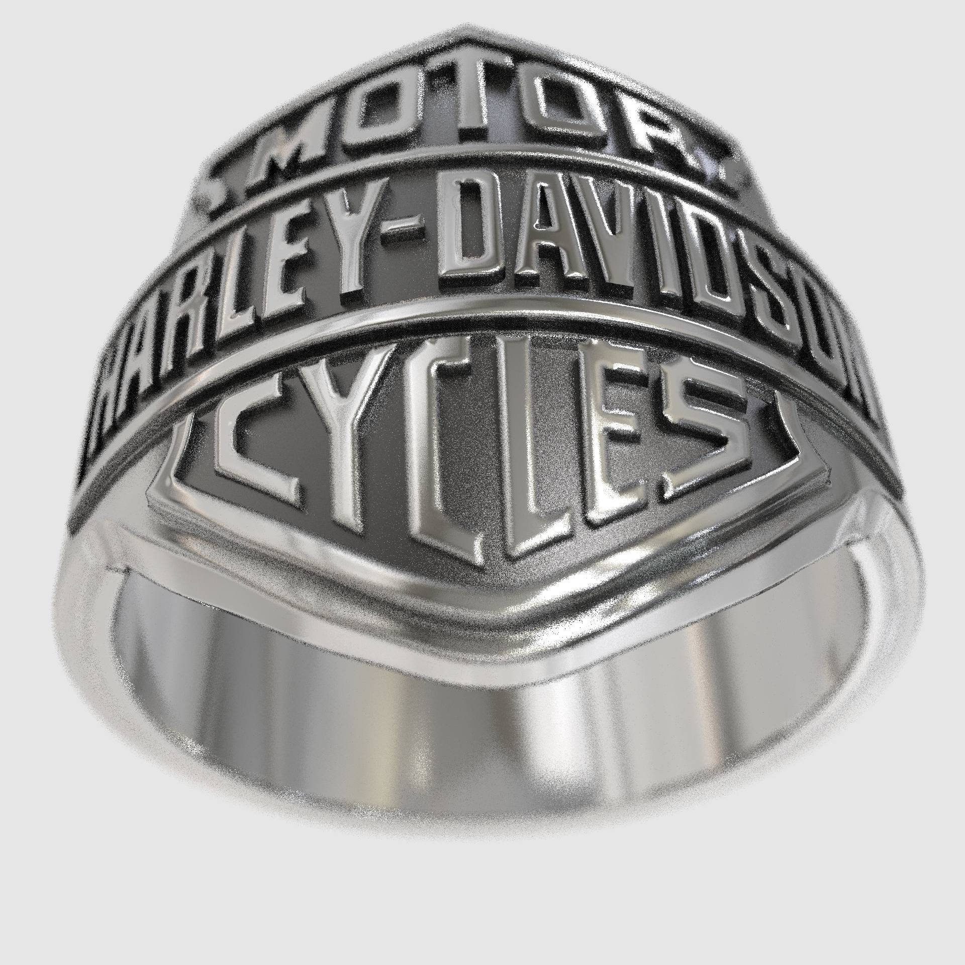 Legendary Biker Sterling Silver Ring