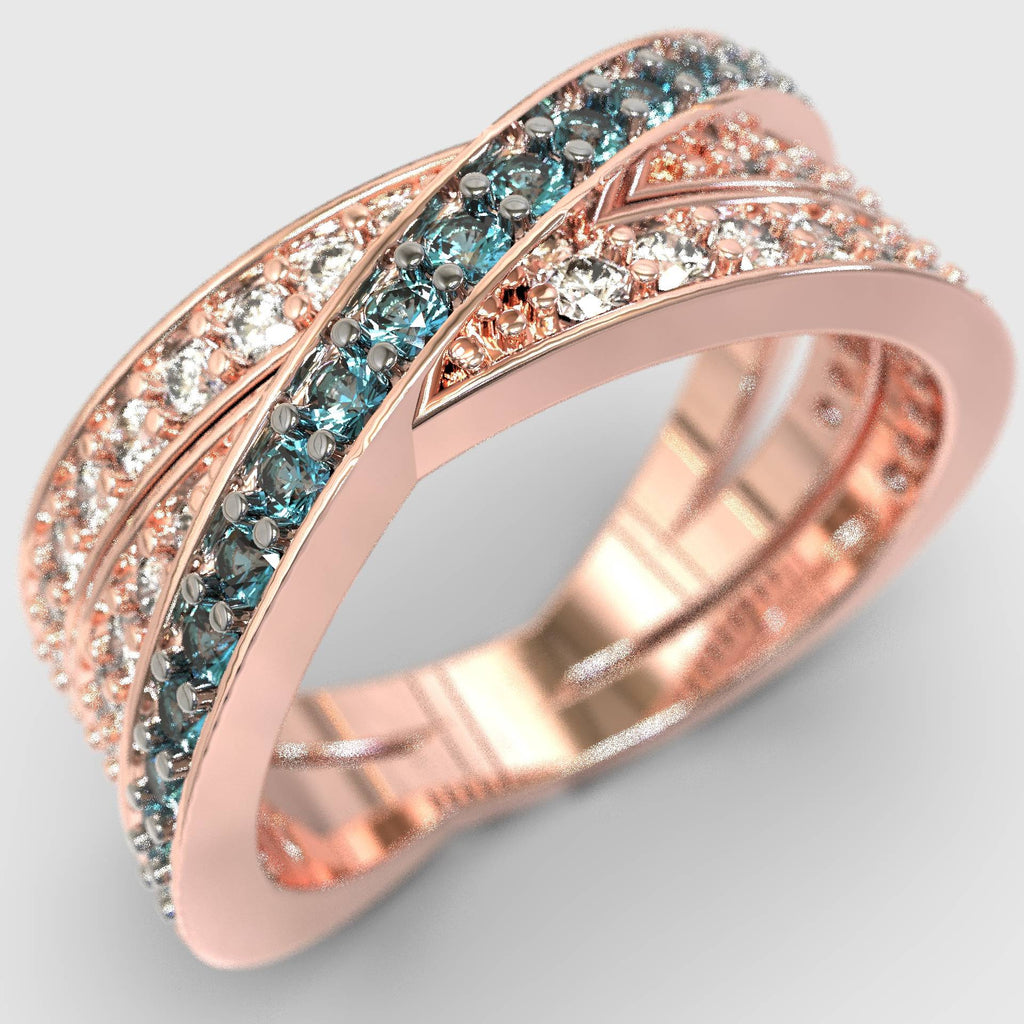 Women's Fashion Triple Band Ring