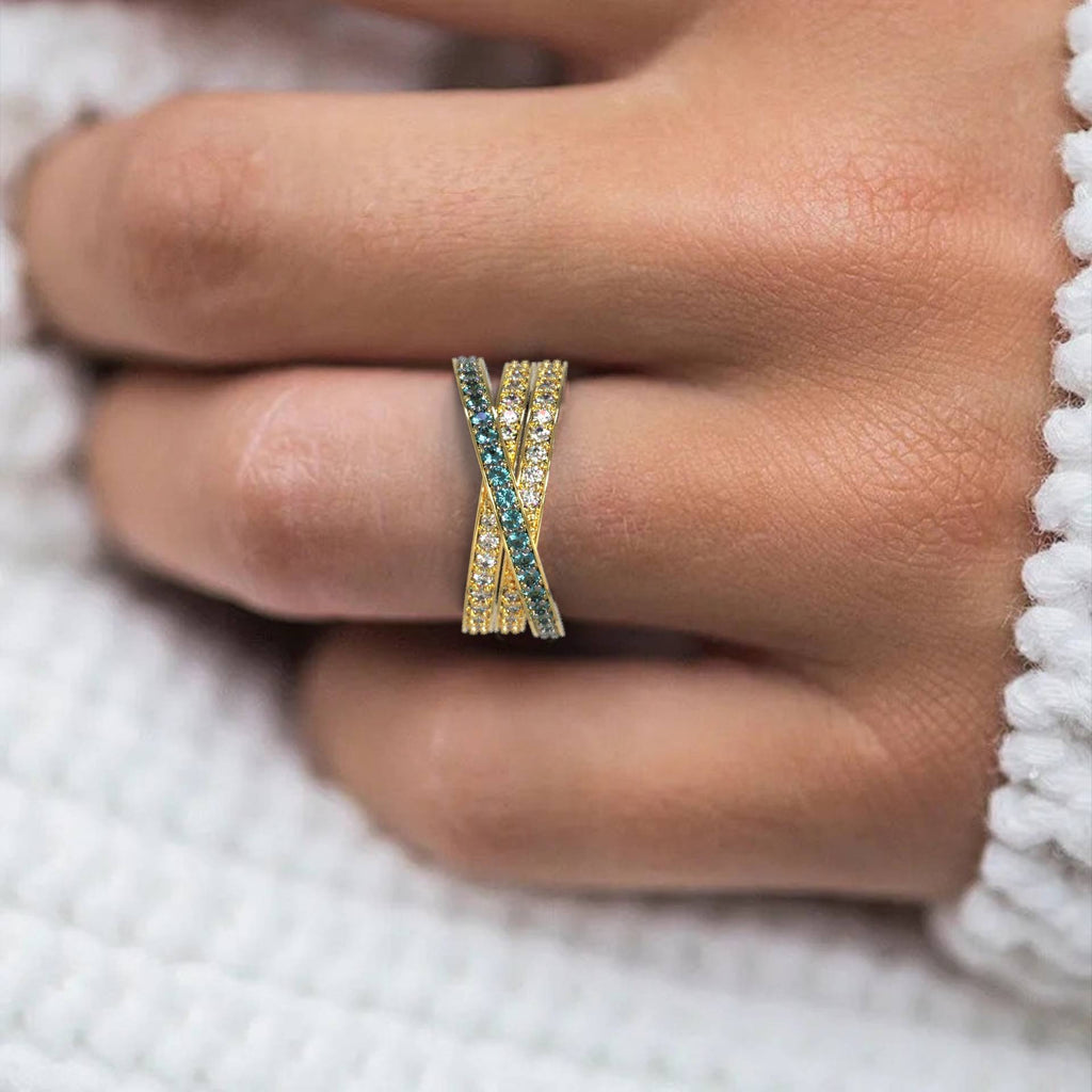 Women's Fashion Triple Band Ring