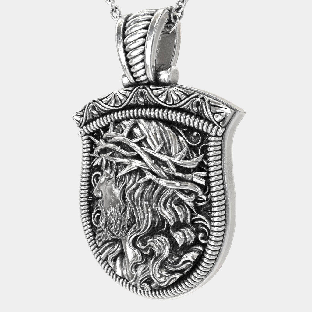 The Savior’s Shield – Men’s Christian Necklace