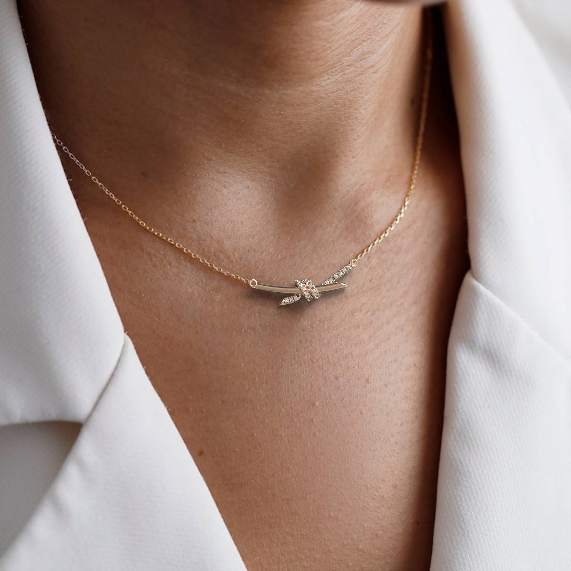 Eternal Embrace Knot Necklace