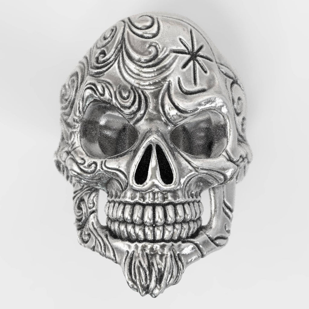 Memento Mori Skull Ring Handcrafted Elegance