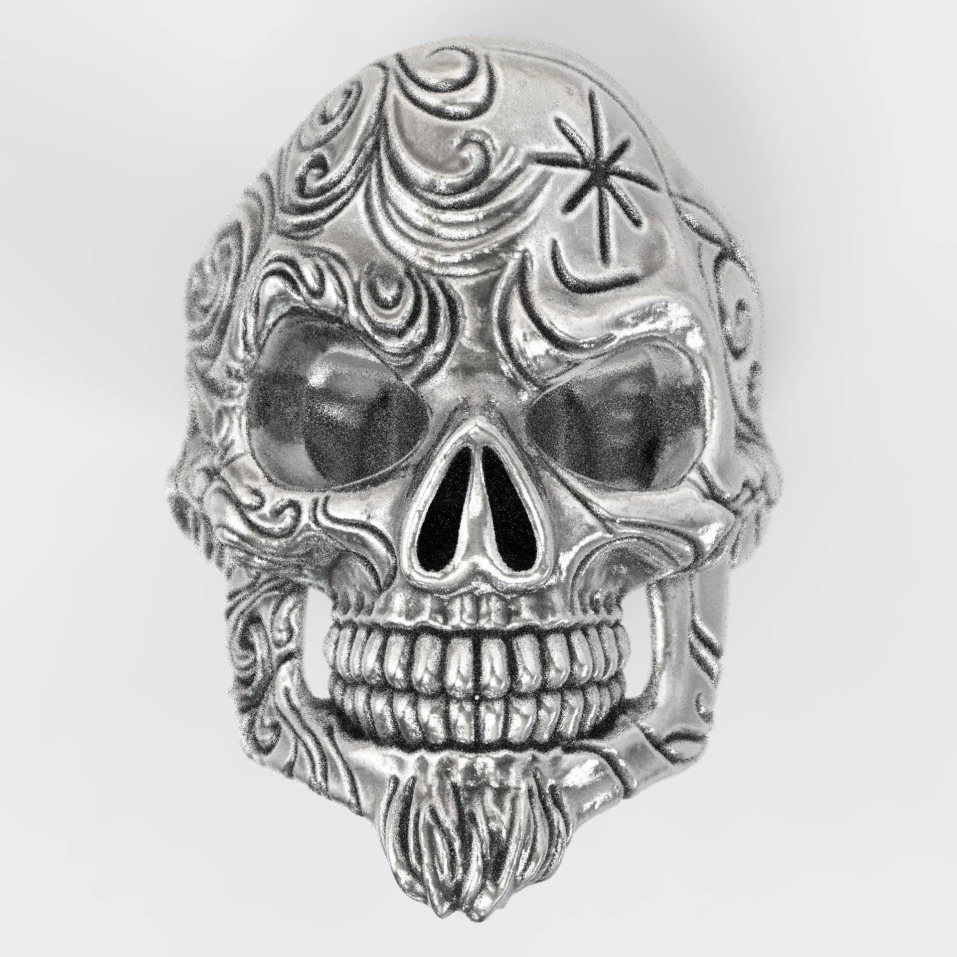 Memento Mori Skull Ring Handcrafted Elegance