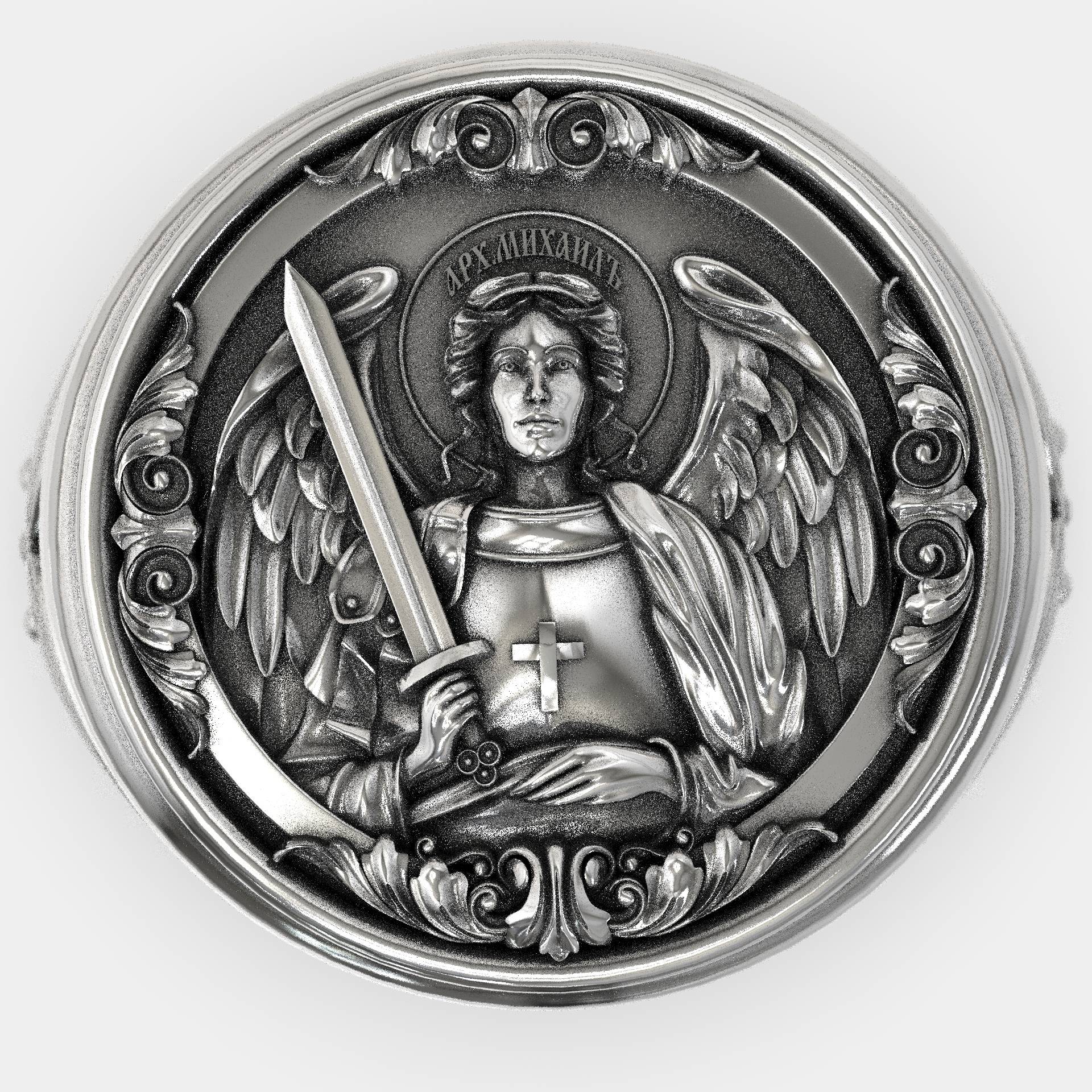 Christian Gift Saint Michael Signet Ring