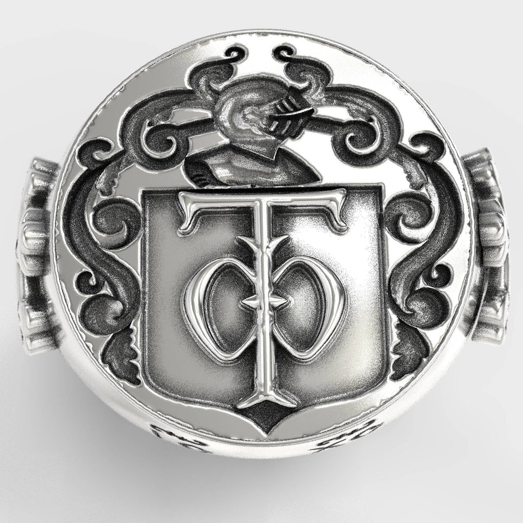 Magnificent Christian Knights Templar Signet Ring