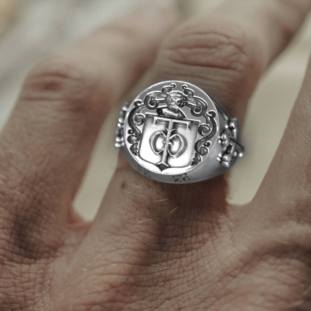 Magnificent Christian Knights Templar Signet Ring