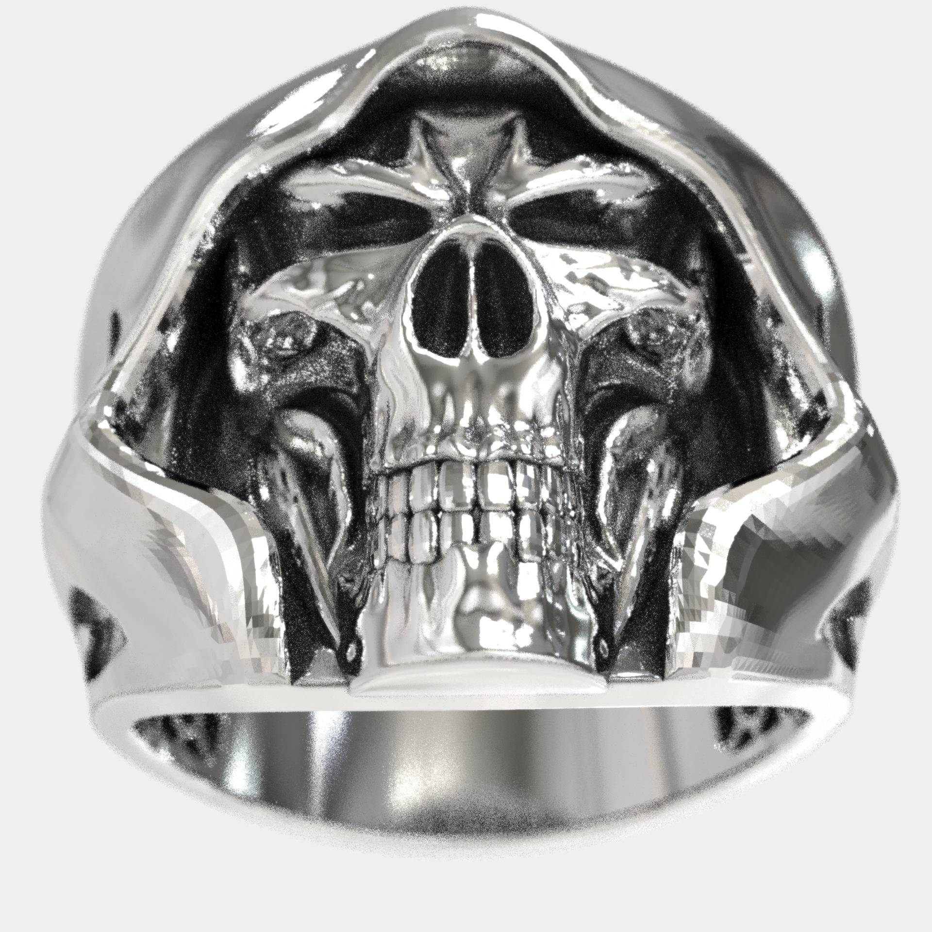 Grim Reaper Freedom Rider Ring