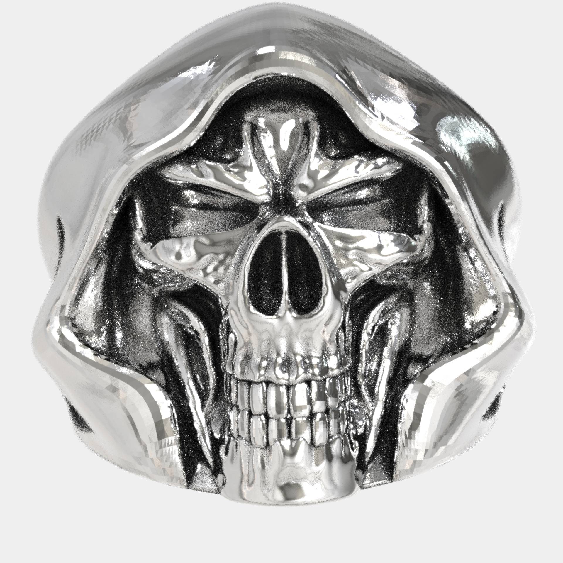 Grim Reaper Freedom Rider Ring