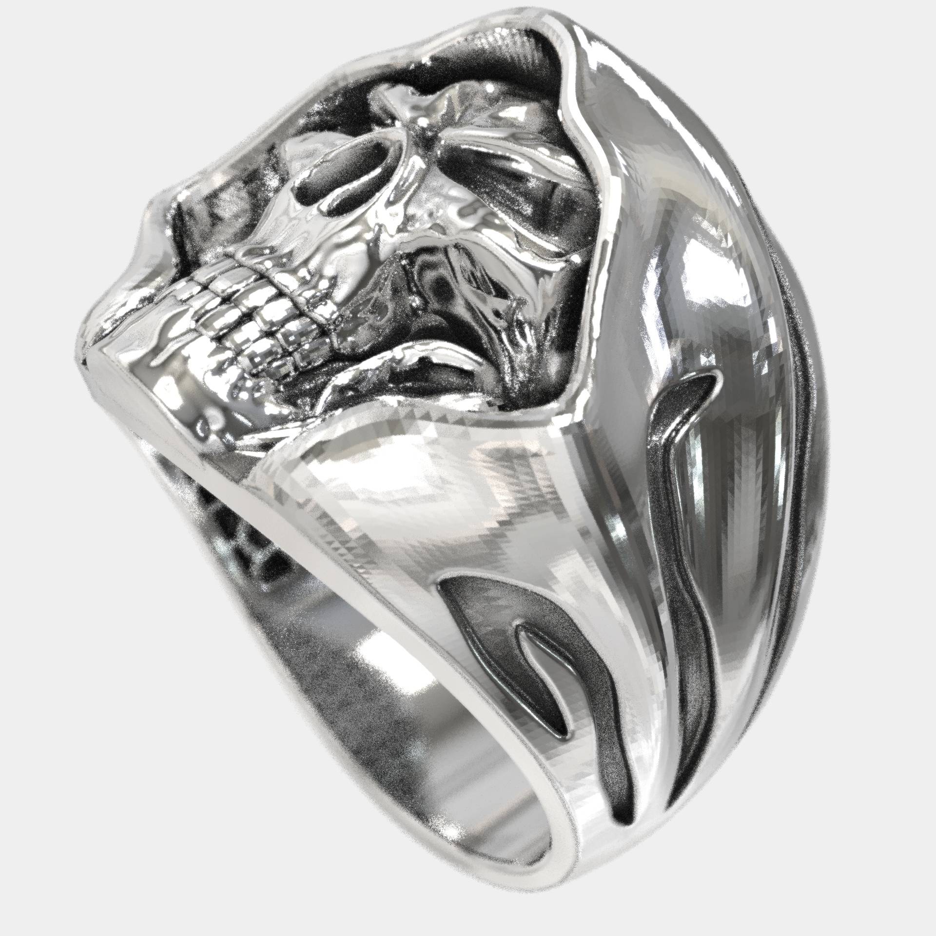 Grim Reaper Freedom Rider Ring