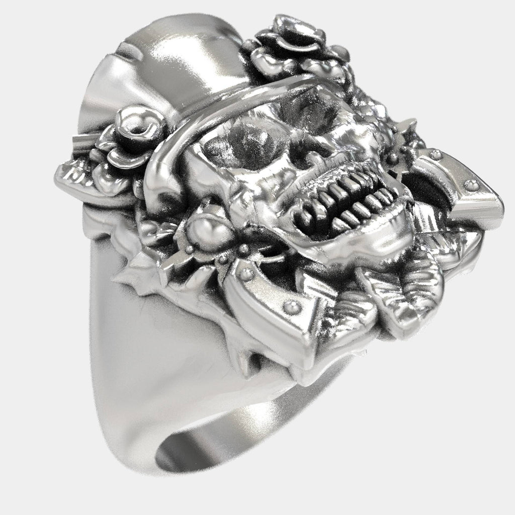 Paradise City Skull Statement Ring