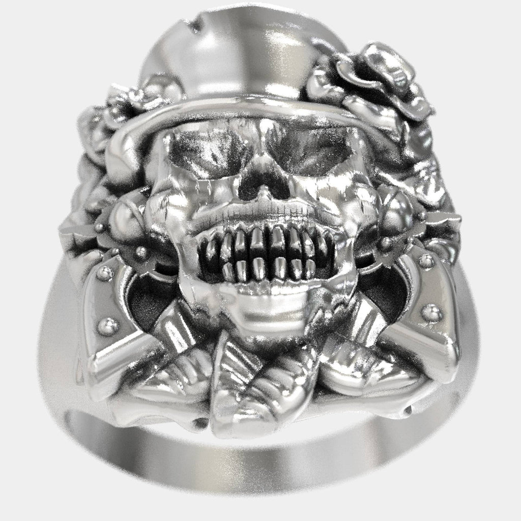 Paradise City Skull Statement Ring