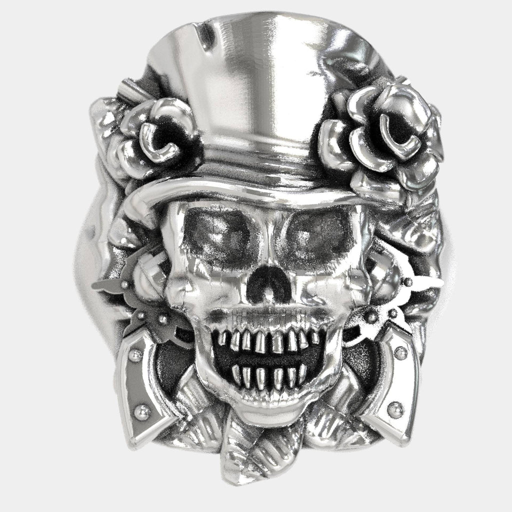 Paradise City Skull Statement Ring