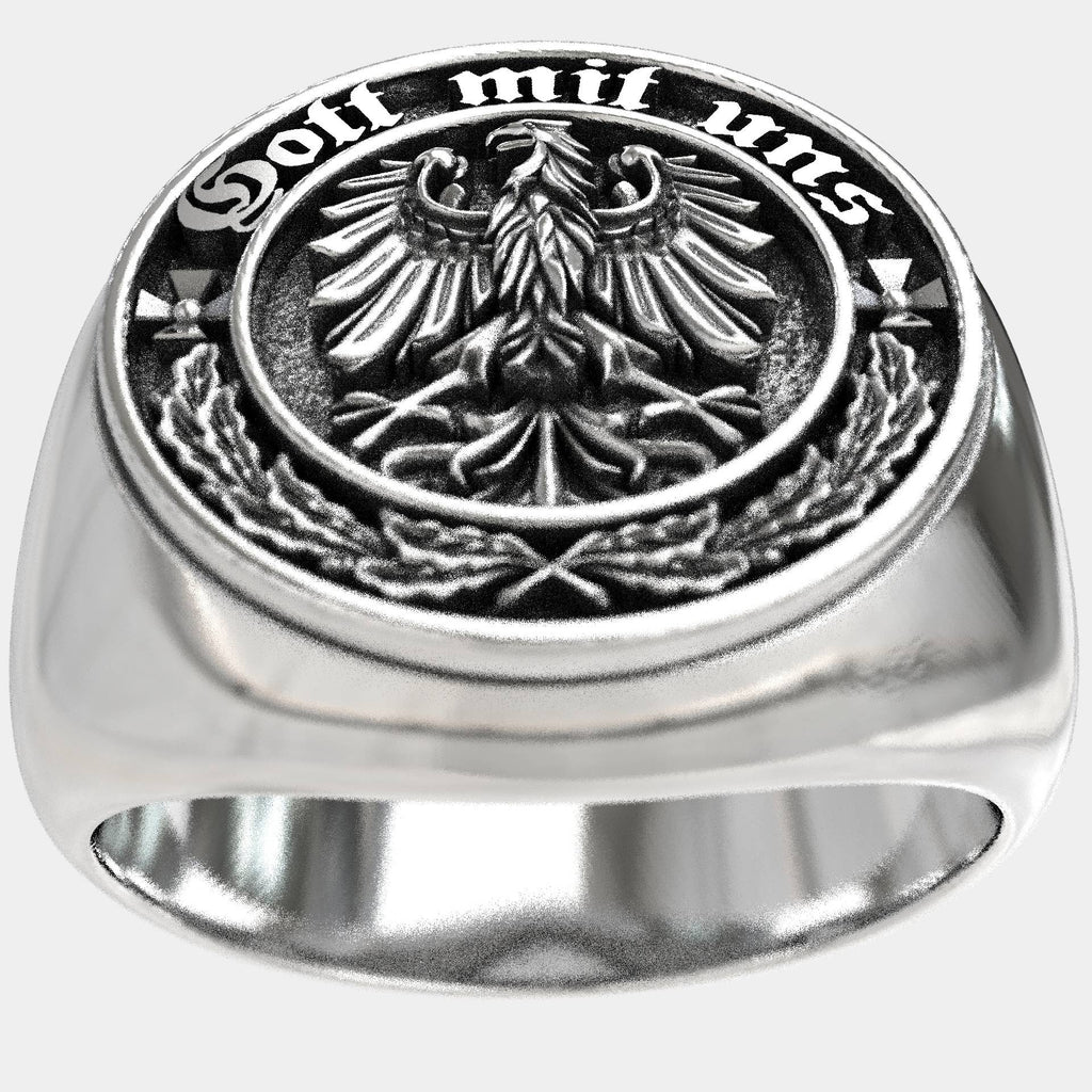 Timeless Warrior's Signet Ring Faith & Pride