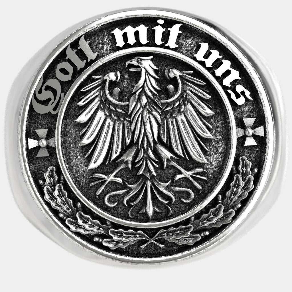 Timeless Warrior's Signet Ring Faith & Pride