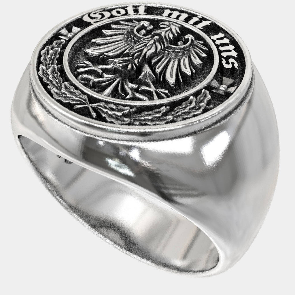 Timeless Warrior's Signet Ring Faith & Pride