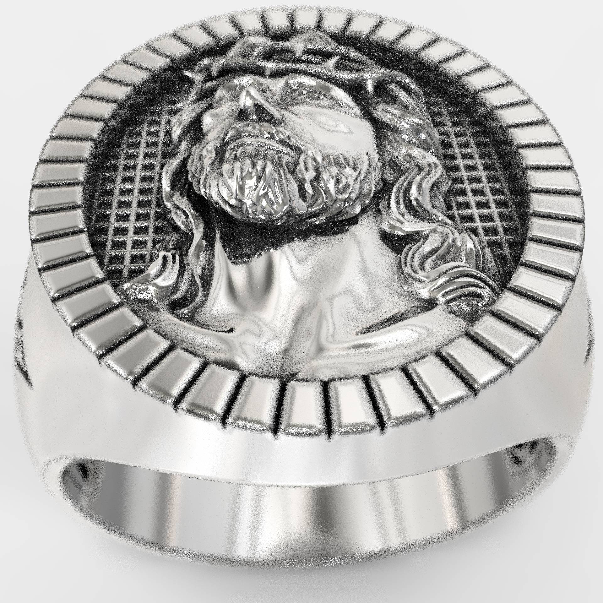 Crown of Thorns Oval Christian Ring
