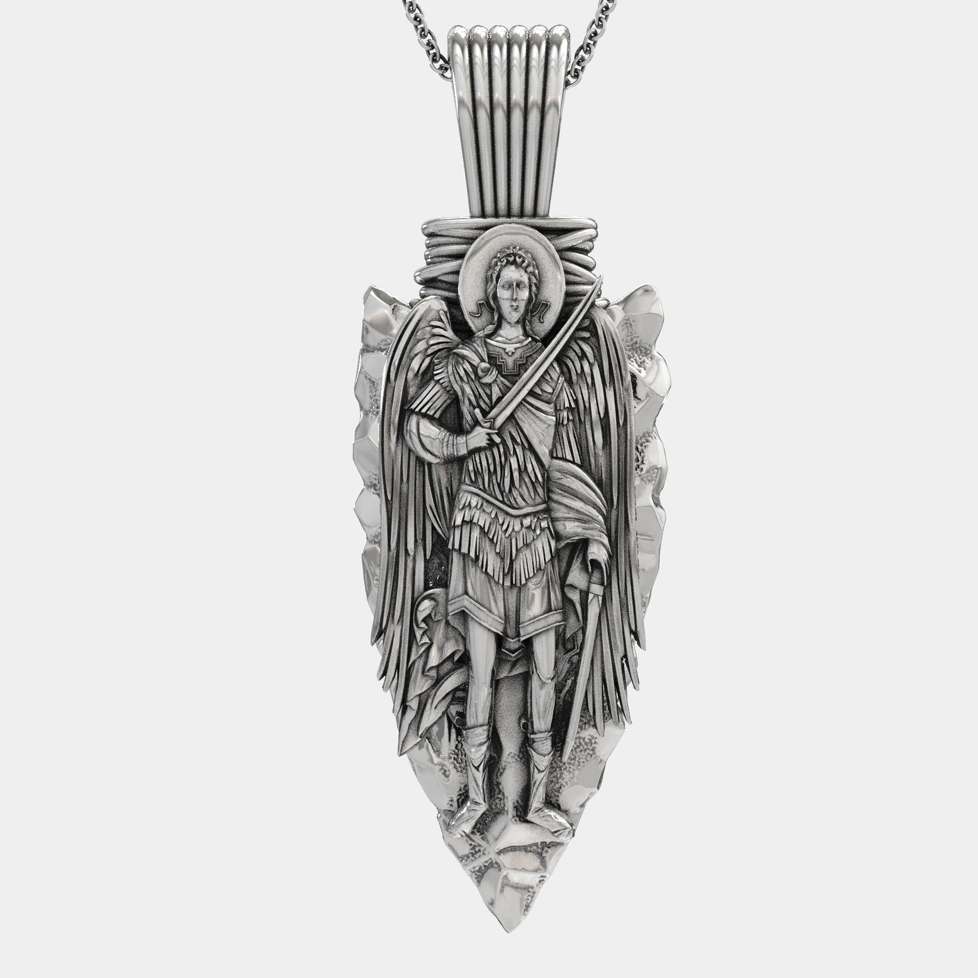 Christian St Michael Divine Guardian Pendant