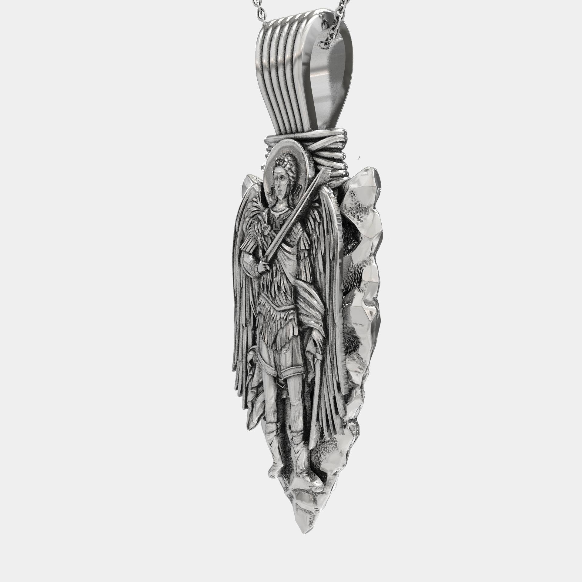 Christian St Michael Divine Guardian Pendant