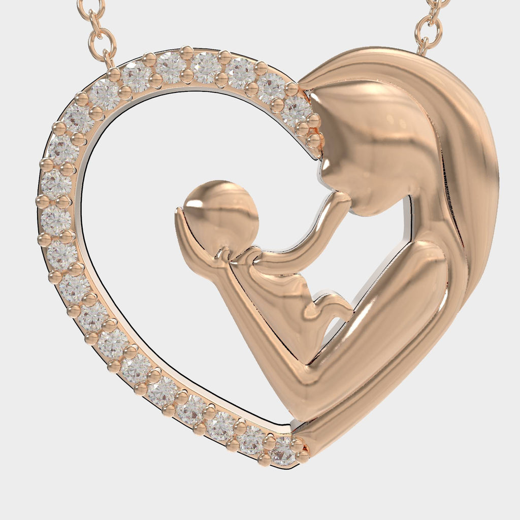 Mother's Embrace Pendant Necklace